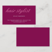 平書モダン美容師 名刺 (正面/裏面)