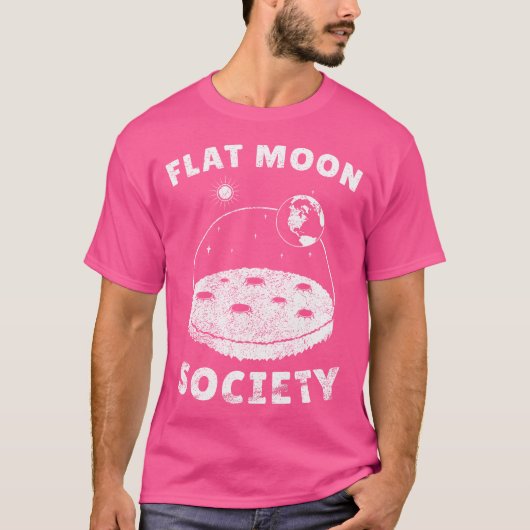 平月着陸協会プラネットグローブ皮肉おもしろい Tシャツ (正面)