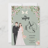 平板な誘い 招待状 (正面)