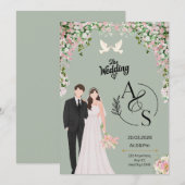 平板な誘い 招待状 (正面/裏面)