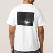 平板都市ハーレーかオートバイのTシャツ Tシャツ (裏面)