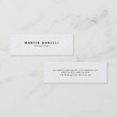 平滑プロフェッショナル モダン スキニー名刺 (正面/裏面)