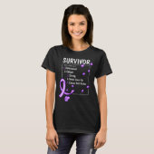 平滑筋肉腫の生存者定義 Tシャツ (正面フル)