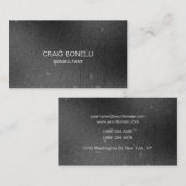 平灰色パターンプロフェッショナル名刺 名刺 (正面/裏面)