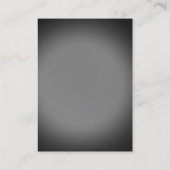 平灰色モダンの書道名刺 名刺 (裏面)