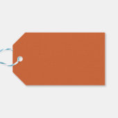 平無地の収穫カボチャ ギフトタグ (裏面横)