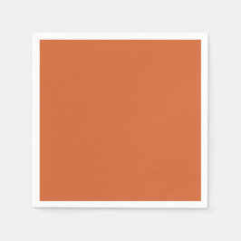 平無地の収穫カボチャ スタンダードカクテルナプキン