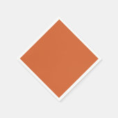 平無地の収穫カボチャ スタンダードカクテルナプキン (角)