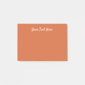 平無地の収穫カボチャ ポストイット (正面)