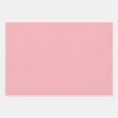 平無地の質淡い色のバラ ラッピングペーパーシート (正面2)