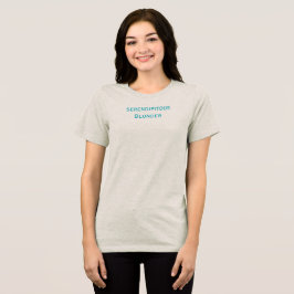 平然としたブロンドTシャツ トライブレンドＴシャツ