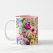 平然と見る中に隠れる ツートーンマグカップ (左)