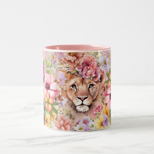 平然と見る中に隠れる ツートーンマグカップ (中央)