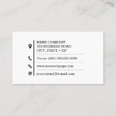 平版印刷 名刺 (裏面)