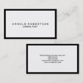 平白ブラックプロフェッショナル名刺 名刺 (正面/裏面)