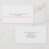 平白レッドトレンディープロフェッショナル名刺 名刺 (正面/裏面)