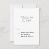 平白RSVP 出欠カード (正面)