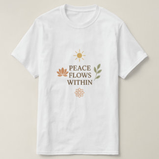 平穏が流れる – 穏やかな禅とマインドフルネス デ Tシャツ