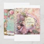 平穏なホリデーカード シーズンカード (正面/裏面)