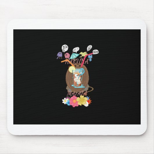 平穏な王国：ライオンの穏やかな瞬間 マウスパッド (正面)