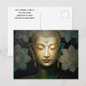 平穏の輝き | 瞑想の肖像 ポストカード (正面/裏面)