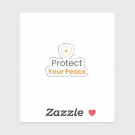平穏を守るためのステッカー3(Protect Your Peace) シール
