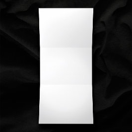 平空白の白5" x 7"水平結婚色 三つ折り招待状