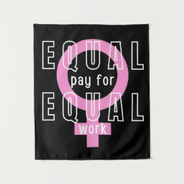 平等な仕事のフェミニストのための平等な支払い タペストリー