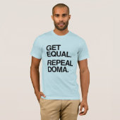 平等な改正DOMAを求める -.png Tシャツ (正面フル)