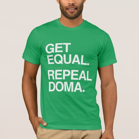 平等な改正DOMAを獲得 -.png Tシャツ (正面)