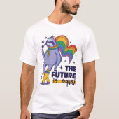 平等な未来 プライドスロウスイート Tシャツ (正面)