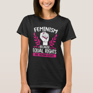 平等な権利が人権Femであるというフェミニズム Tシャツ