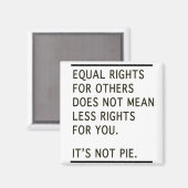 平等な権利その他の人は以下の権利そのパイ マグネット (正面/裏面)