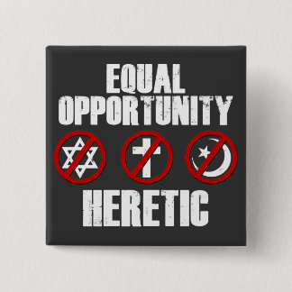 平等な機会の異端者 缶バッジ