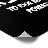 平等のために立ち上がるトラップ ヴァーティ メラニン Pn ポスター (角)