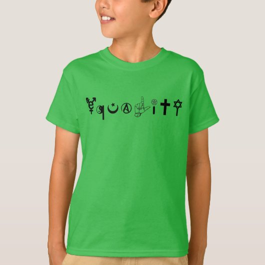 平等のシンボル Tシャツ (正面)