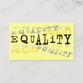 平等のプロフィールカード 名刺 (裏面)