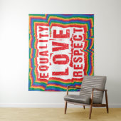 平等の愛と尊敬のプライド月 タペストリー (インサイチュ)