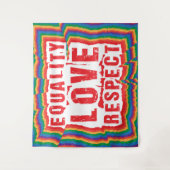 平等の愛と尊敬のプライド月 タペストリー (正面)