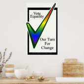 平等の投票 ポスター (キッチン)