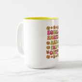 平等の権利は全く無い ツートーンマグカップ (正面左)