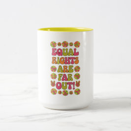 平等の権利は全く無い ツートーンマグカップ
