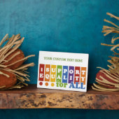 平等の権利を持つカスタム歯垢 フォトプラーク (側面)