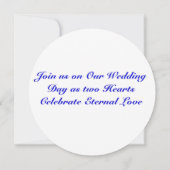 平等の結婚婚姻 招待状 (裏面)