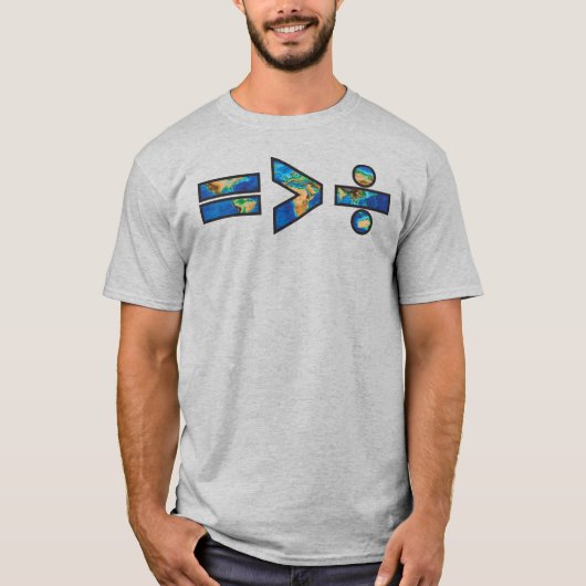 平等は分断より偉大 Tシャツ (正面)