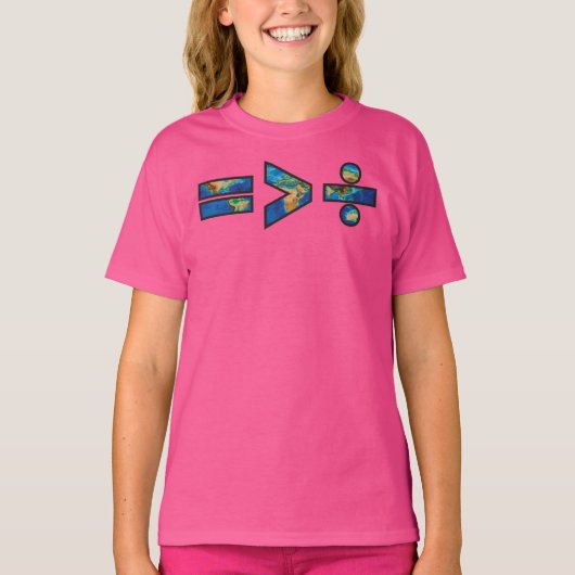 平等は分断より偉大 Tシャツ (正面)