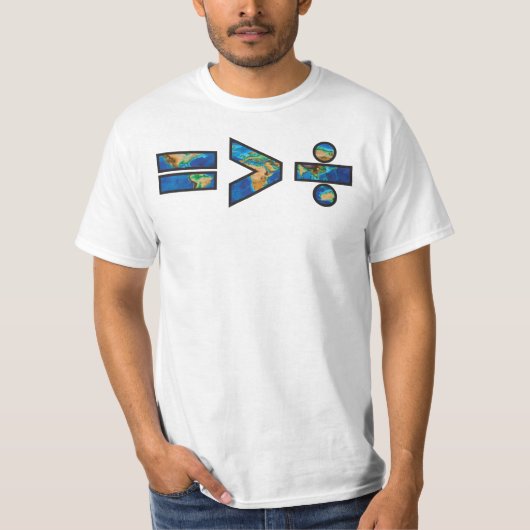 平等は分断より偉大 Tシャツ (正面)