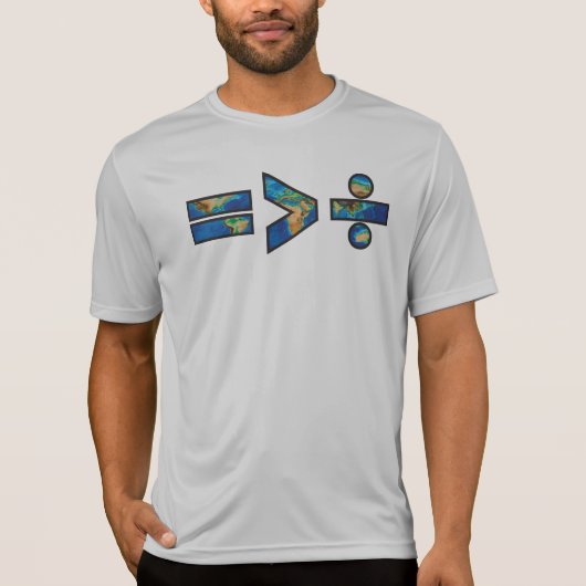 平等は分断より偉大 Tシャツ (正面)