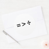 平等は素晴らしDIより ラウンドシール (封筒)