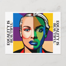平等は美しい ポストカード